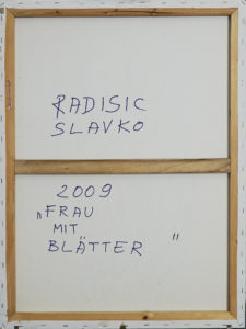 slavko-radisic-frau-mit-blätter-nr113-rueckseite